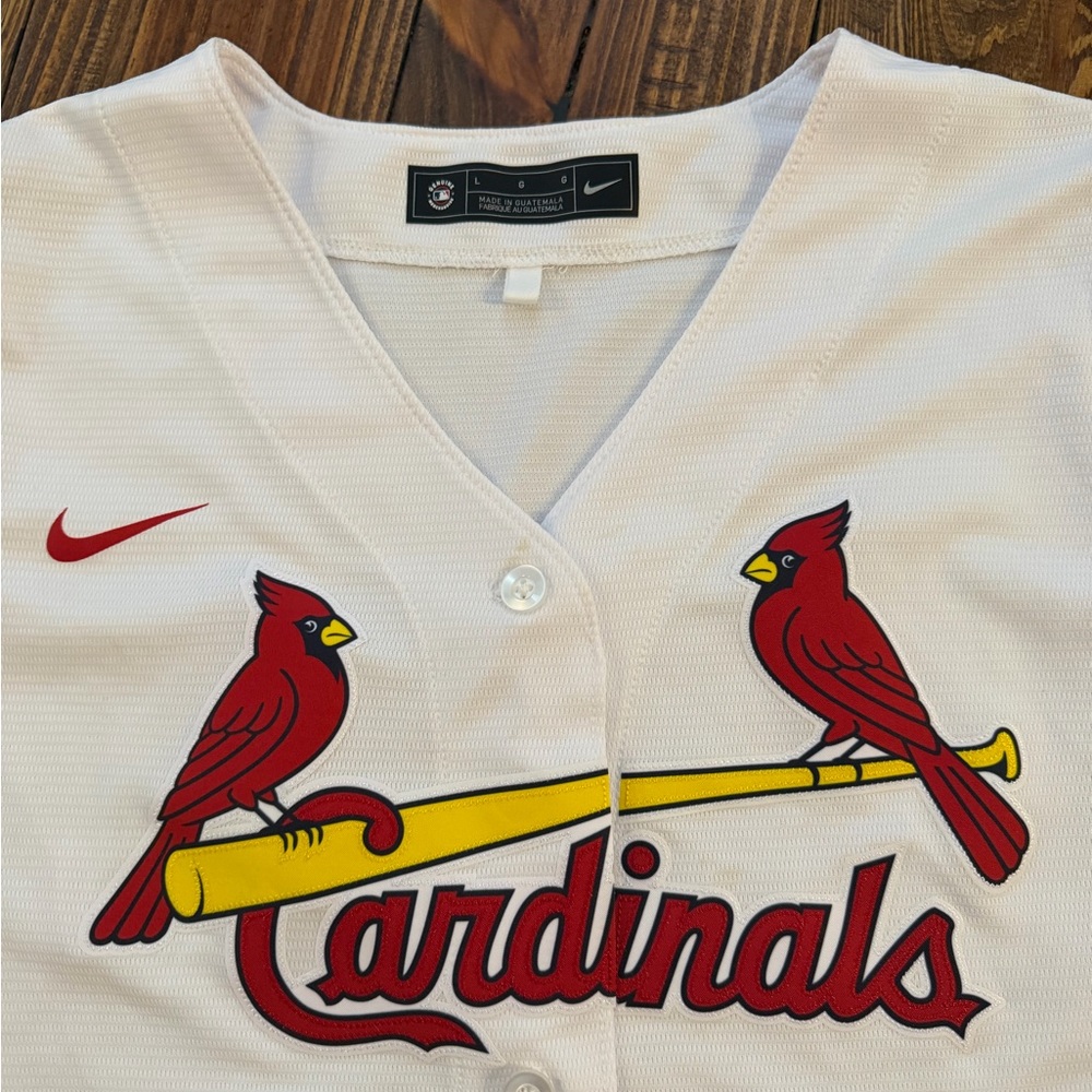 Nike Women's White Cardinals Jersey - Picture 2 of 5